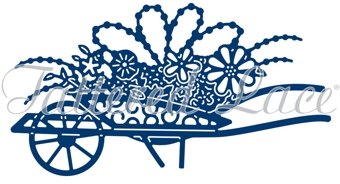Tattered Lace Tattered Lace Summertime Flower Cart Die Set D1258