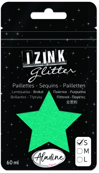 Aladine Izink Superfine Glitter - Turquoise 4 For £10.99