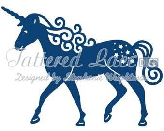 Tattered Lace Tattered Lace Unicorn Cutting Die D624