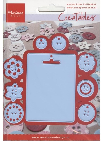 Marianne Design Marianne Designs Creatables - Tag and Buttons LR0188