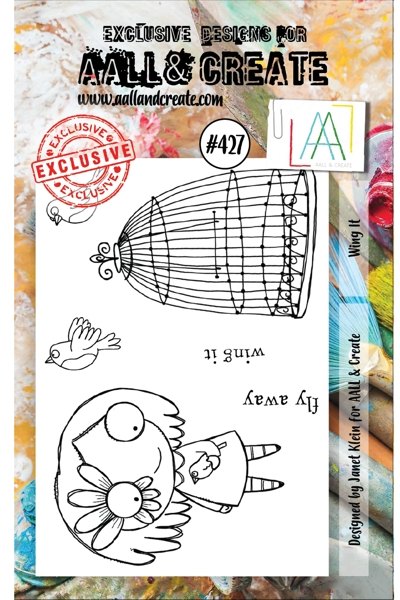 Aall & Create Aall & Create A7 Stamp #427 - Wing It