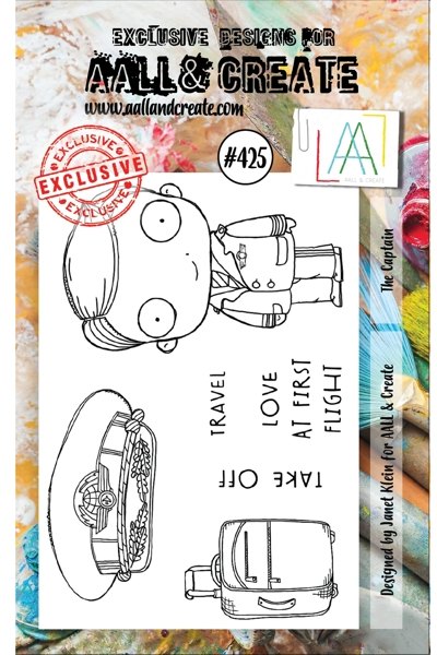 Aall & Create Aall & Create A7 Stamp #425 - The Captain
