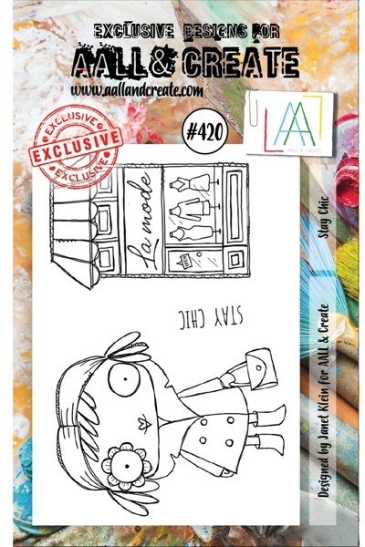 Aall & Create Aall & Create A7 Stamp #420 - Stay Chic