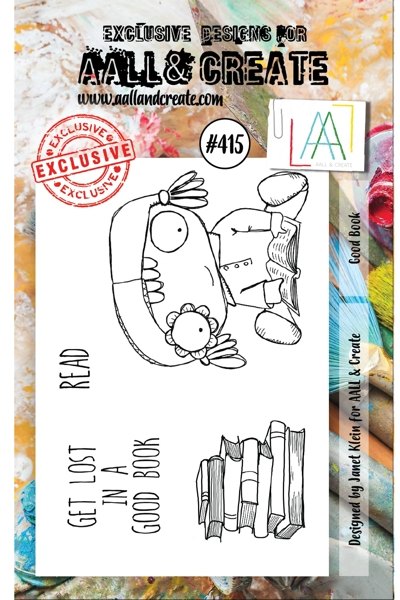 Aall & Create Aall & Create A7 Stamp #415 - Good Book