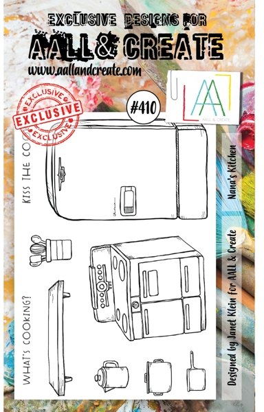 Aall & Create Aall & Create A6 Stamp #410 - Nana's Kitchen