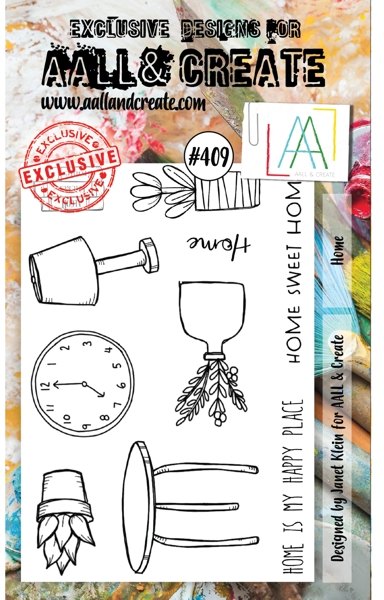 Aall & Create Aall & Create A6 Stamp #409 - Home
