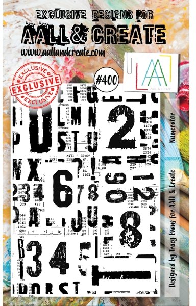 Aall & Create Aall & Create A6 Stamp #400 - Numerator