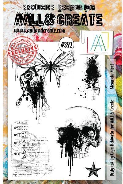 Aall & Create Aall & Create A5 Stamp #392 - Memento Mori