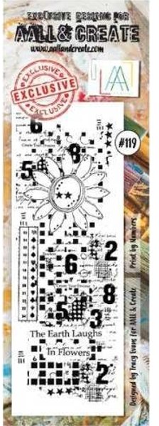 Aall & Create AALL & Create Border Stamp #119 Print By Numbers by Tracy Evans