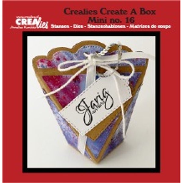 Crealies Crealies Create A Box Mini Dies No. 16, Bag Box Mini CCABM16