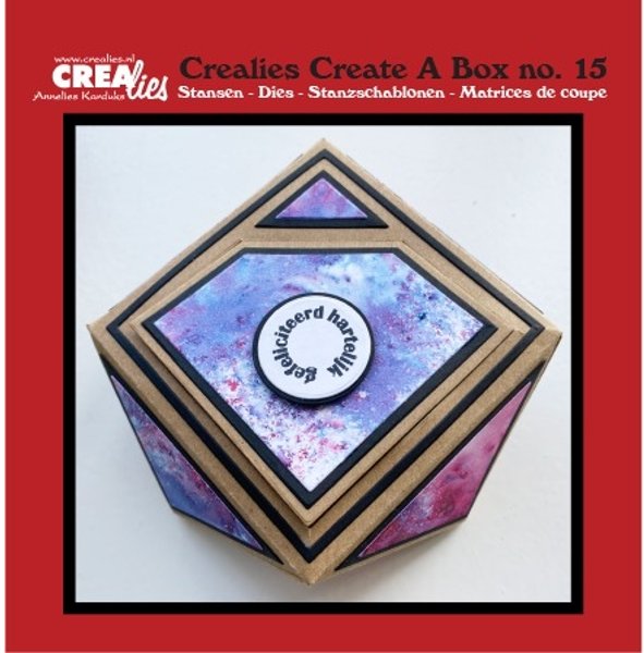 Crealies Crealies Create A Box Dies No. 15, Gembox CCAB15