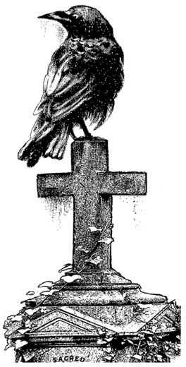 Crafty Individuals Crafty Individuals 'Gothic Crow' Red Rubber Stamp CI-500