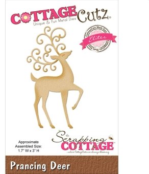 Cottage Cutz Cottage Cutz Christmas Prancing Deer Cutting Die