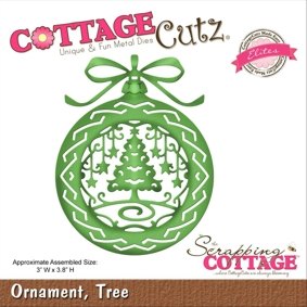 Cottage Cutz Cottage Cutz Ornament, Tree Cutting Die