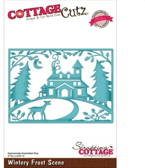 Cottage Cutz Cottage Cutz Christmas Wintery Frost Scene Cutting Die