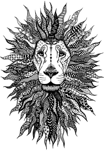 Crafty Individuals Crafty Individuals 'Lion King' Red Rubber Stamp CI-524