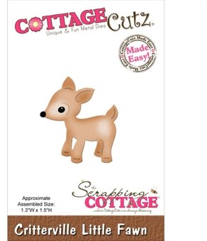 Cottage Cutz Cottage Cutz Critterville Little Fawn Cutting Die