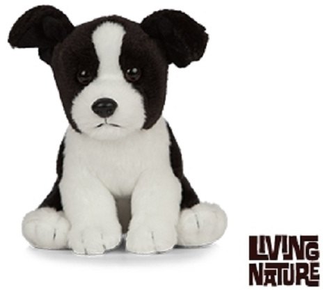 Living Nature Living Nature 16cm Border Collie Soft Toy Dog AN444