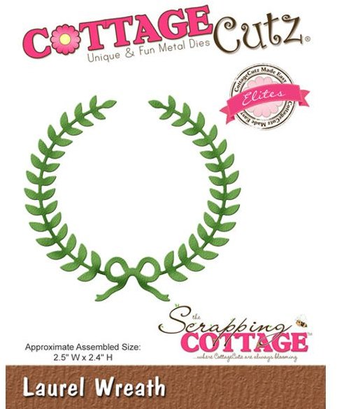 Cottage Cutz Cottage Cutz Laurel Wreath Cutting Die