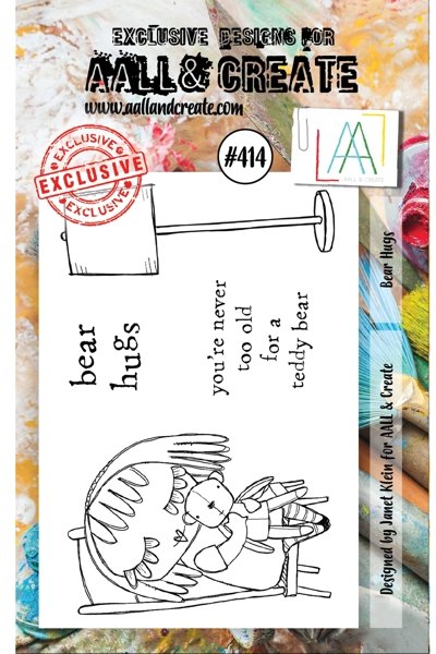 Aall & Create AALL and Create A7 Stamp Set #414 - Bear Hugs
