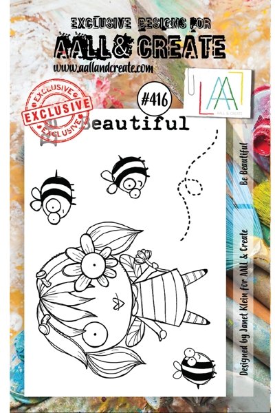 Aall & Create AALL and Create A7 Stamp Set #416 - Be Beautiful