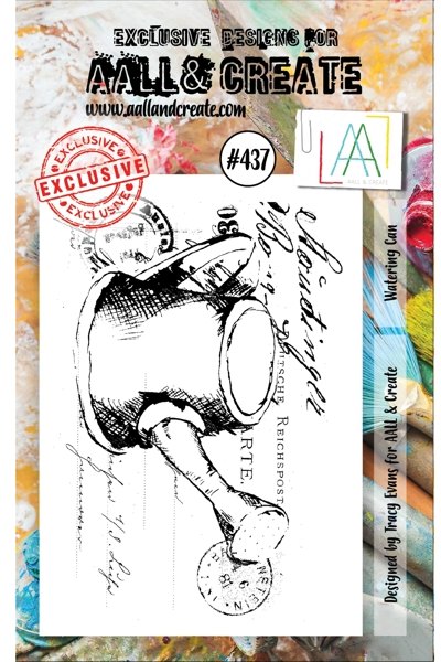 Aall & Create Aall & Create A7 Stamp #437 - Watering Can