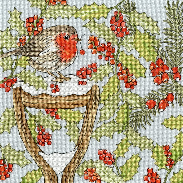 Bothy Threads Bothy Threads Christmas Garden By Fay Miladowska Counted Cross Stitch Kit XX19