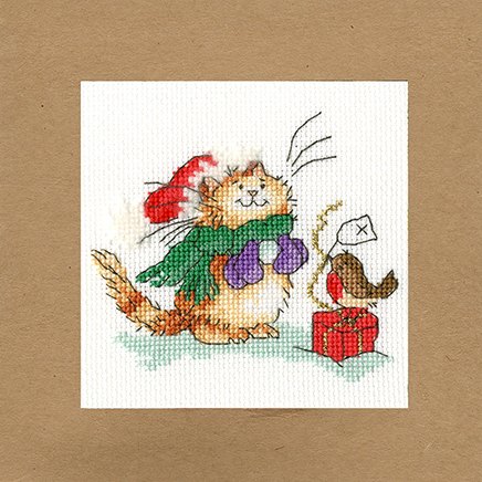 Bothy Threads Bothy Threads Just For You Christmas Card Counted Cross Stitch Kit XMAS30
