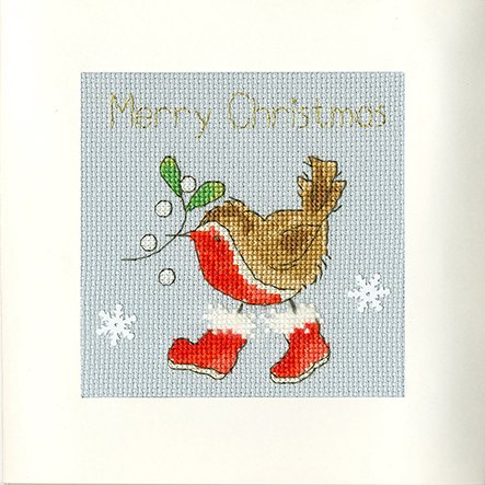 Bothy Threads Bothy Threads Step Into Christmas Christmas Card Counted Cross Stitch Kit XMAS31