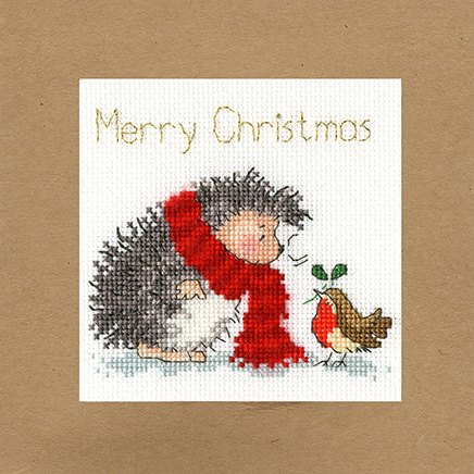 Bothy Threads Bothy Threads Christmas Wishes Christmas Card Counted Cross Stitch Kit XMAS32