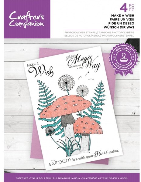 Crafter's Companion Crafters Companion Photopolymer Stamp - Make a Wish