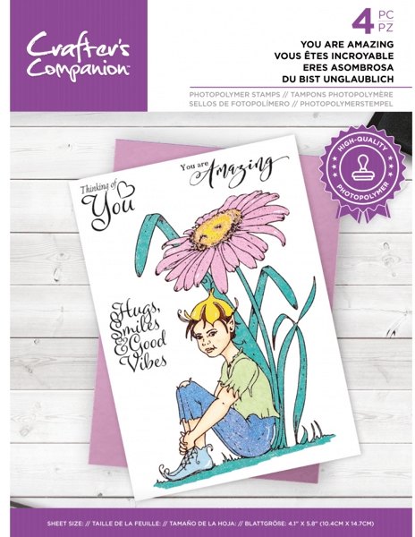 Crafter's Companion Crafters Companion Photopolymer Stamp - You Are Amazing