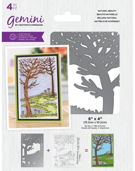 Crafter's Companion Gemini - Stamp & Die - Natural Beauty