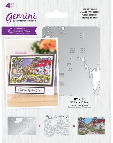 Crafter's Companion Gemini - Stamp & Die - Scenic Village