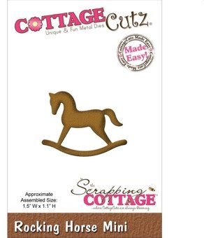 Cottage Cutz Cottage Cutz Rocking Horse Mini Cutting Die
