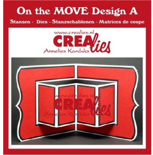 Crealies Crealies On the MOVE Dies No. 1, Design A CLMOVE01