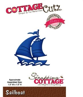 Cottage Cutz Cottage Cutz Sailboat Cutting Die