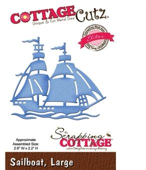 Cottage Cutz Cottage Cutz Sailboat Large Cutting Die