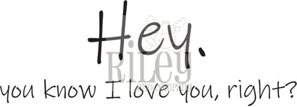 Riley & Co Riley & Co Funny Bones Stamp – Hey I Love You RWD – 704