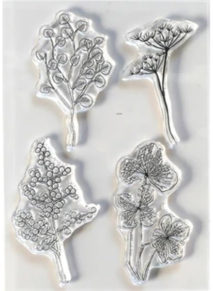 Elizabeth Craft Designs Elizabeth Craft Designs - Flowy Florals Clear Stamp CS209
