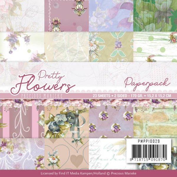 Precious Marieke Precious Marieke - Pretty Flowers Paper Pack