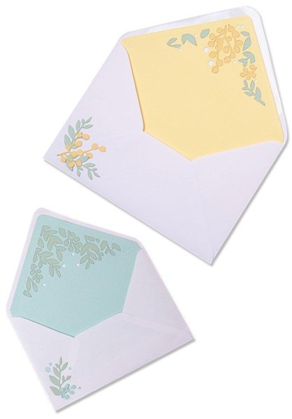 Sizzix Sizzix Thinlits Die Set 7PK - Foliage Envelope Liners by Sharon Drury