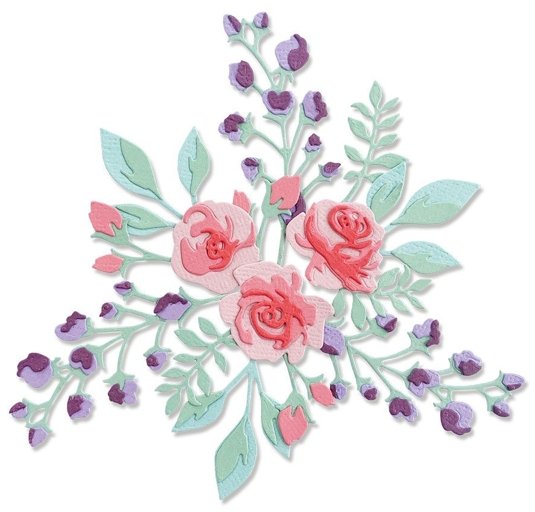 Sizzix Sizzix Thinlits Die Set 7PK - Floral Layers #2 by Jen Long