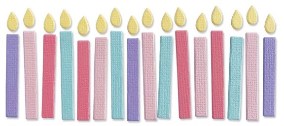 Sizzix Sizzix Thinlits Die  - Birthday Candles by Kath Breen