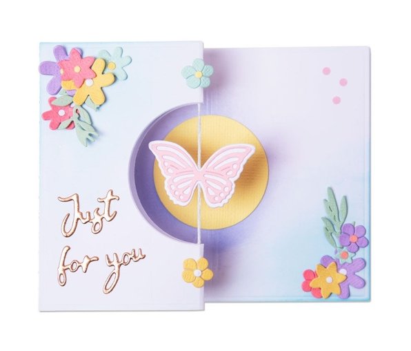 Sizzix Sizzix Thinlits Die Set 14PK - Butterfly Spinner Card by Georgie Evans