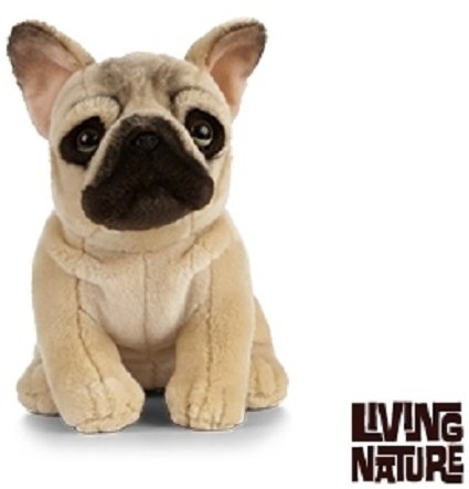 Living Nature Living Nature 20cm French Bulldog Soft Toy Dog Puppy AN452