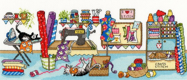 Bothy Threads Bothy Threads Sewing Fun Counted Cross Stitch Kit Julia Rigby XJR38