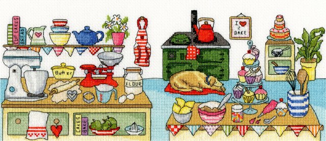 Bothy Threads Bothy Threads Baking Fun Counted Cross Stitch Kit Julia Rigby XJR39