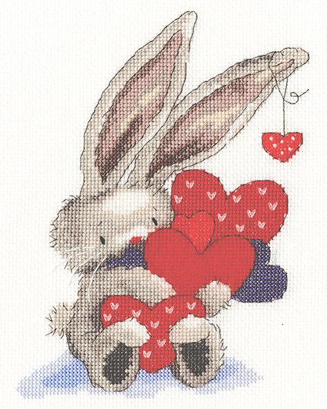 Bothy Threads Bothy Threads Bebunni Whole Lot Of Love Counted Cross Stitch Kit  XBB21