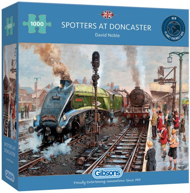 Gibsons Gibsons Spotters At Doncaster 1000 Piece jigsaw Puzzle New G6317